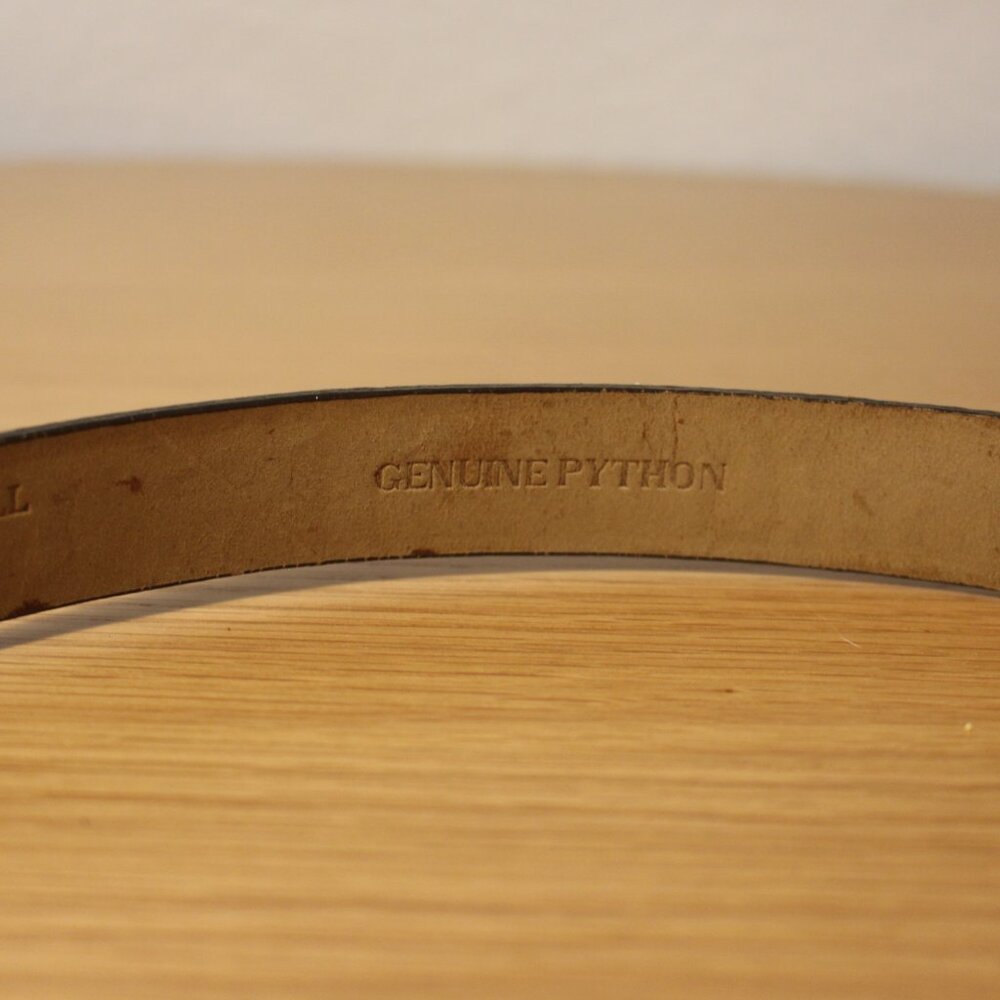 Kleinberg Sherrill Python Skin Belt - image 6